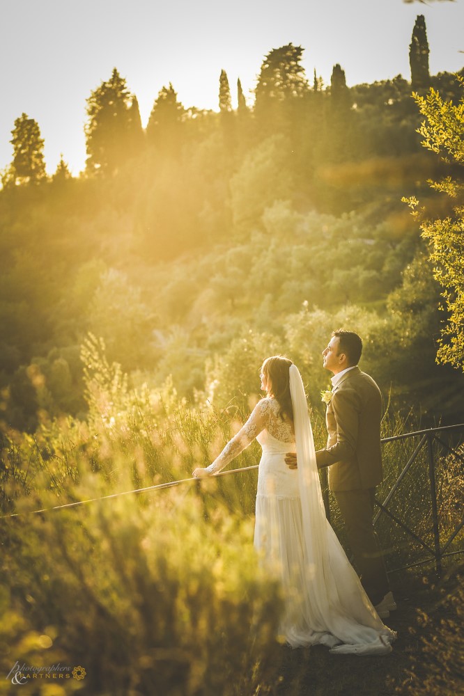 Coppia di sposi in Toscana