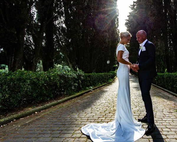 Ida e Roger, matrimonio in villa toscana