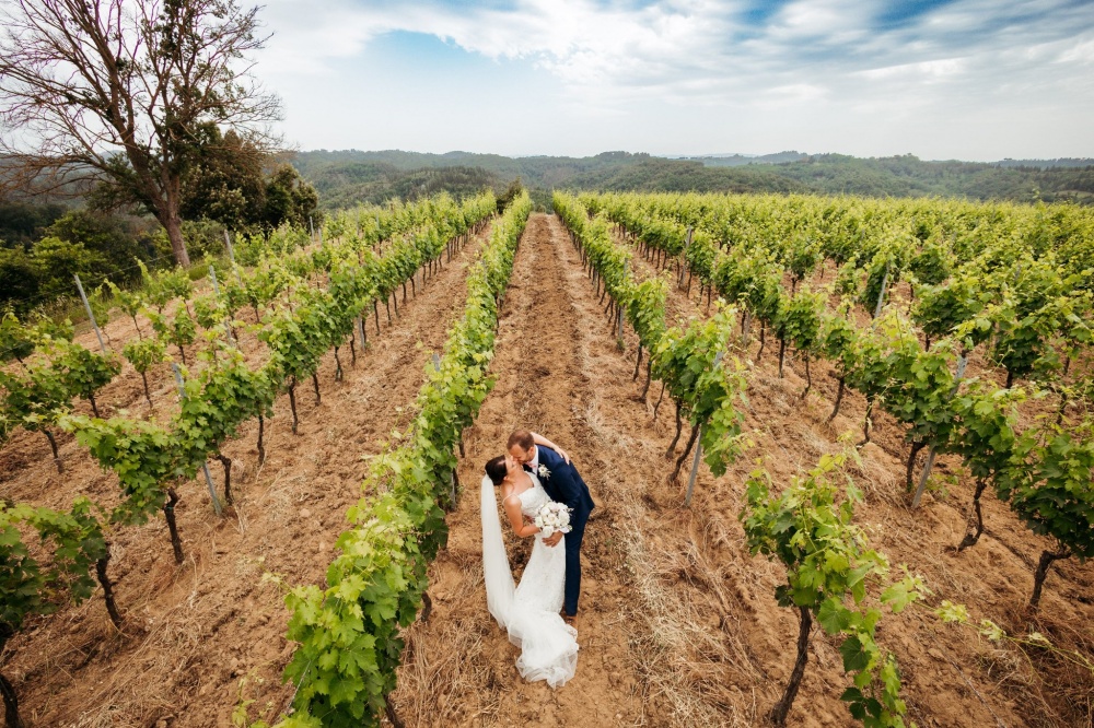 Matrimonio in campagna Toscana