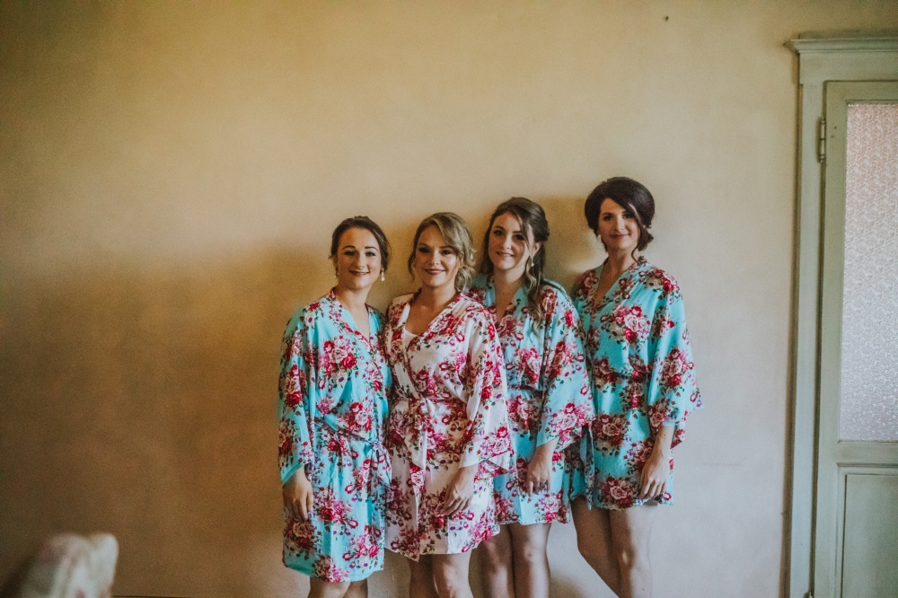 matrimonio in villa toscana, amiche della sposa