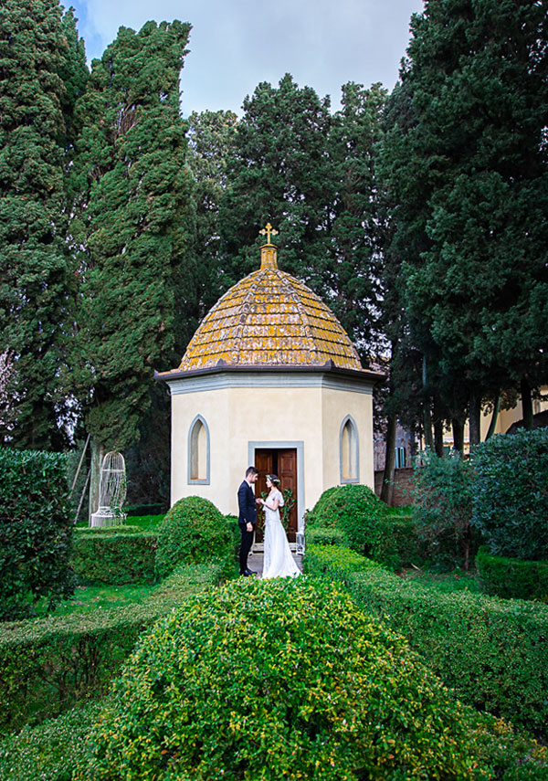 matrimonio in villa toscana, cappella interna alla villa