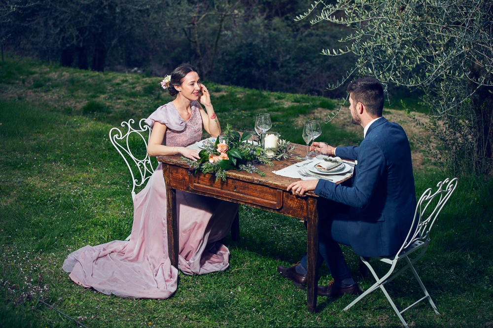 matrimonio romantico in Toscana per due