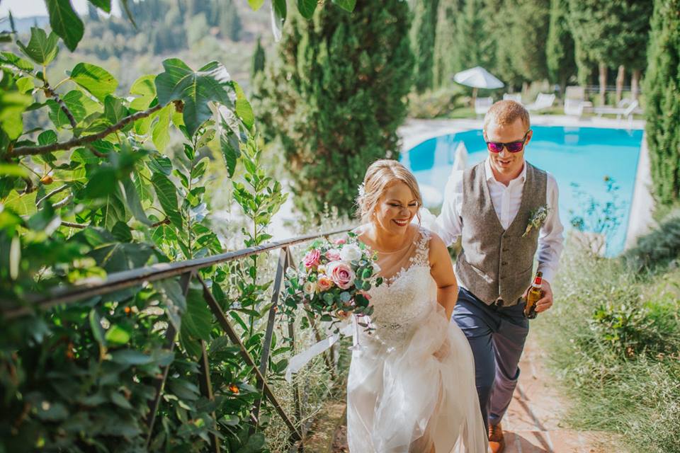 villa con piscina per matrimonio in toscana